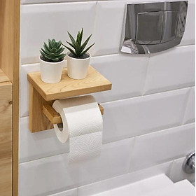 Mua giá kệ gỗ để giấy vệ sinh trang trí treo trường dùng cho nhà nghỉ khách sạn