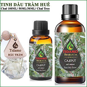 Tinh Dầu Tràm Nguyên Chất, Tự Chọn Dung Tích | Chính Hãng, Có Kiểm Định Chất Lượng | Tinh Dầu Tràm Gió TIDAMO (Cajeput) Xông Thơm Phòng, Giữ Ấm Cơ Thể và Giải Cảm