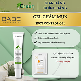 Gel chấm mụn BABE Stop AKN Spot Control Gel 8ml