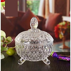 Mua Thố Mứt Thủy Tinh Pha Lê Cực Đẹp Sáng Bóng