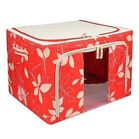 Mua COMBO 2 TÚI ĐỰNG QUẦN ÁO KHUNG THÉP 66L-LIVING BOX 66L - Giao mẫu ngẫu nhiên