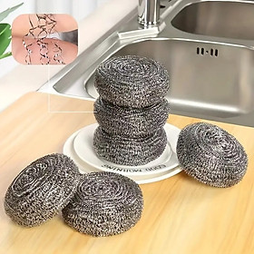 Set 10 miếng cọ xoong nồi thép Okazaki 6g - Hàng Nội Địa Nhật Bản nhập khẩu