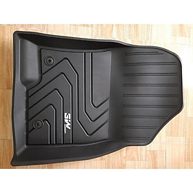 Thảm lót sàn xe ô tô MAZDA 6 ATENZA 2013- đến nay Nhãn hiệu Macsim 3W chất liệu nhựa TPE đúc khuôn cao cấp - màu đen