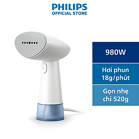 Bàn ủi hơi nước cầm tay Philips STH1000 /10|900W|nhỏ gọn ngăn chứa nước 85ml có thể tháo Hàng nhập khẩu