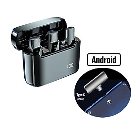 Mua Mic Thu Âm Lọc Ồn Đôi M-26s Cho Mọi Điện Thoại Có Hộp Sạc Hiển Thị PIN  Hỗ Trợ Livestream  Quay Video Vlog  Sử Dụng 24/24h tiện lợi  Hàng Chính Hãng