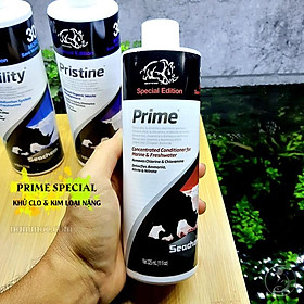 Seachem Prime Special Edition | KHỬ CLO - KHỬ ĐỘC - CHỐNG SỐC Cho Bể Cá Cảnh, Bể Thuỷ Sinh