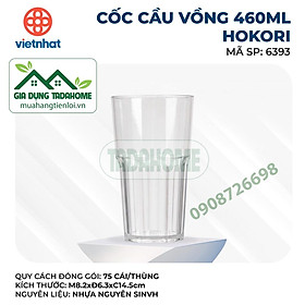 Mua Ly nhựa  cốc nhựa trong suốt  ly trà chanh  cafe cốc cầu vồng 460ml 6393 Việt Nhật - TADAHOME