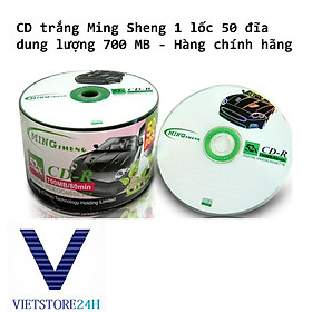 Mua CD trắng MING SHENG 1 lốc 50 đĩa dung lượng 700 MB - Hàng chính hãng