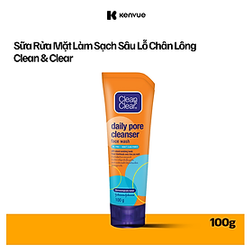Sữa Rửa Mặt Clean&Clear Chống Nhờn Tác Dụng Sạch Sâu 100g