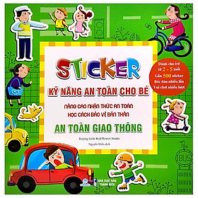 Ảnh bìa Stickers Kỹ Năng An Toàn Cho Bé - An Toàn Giao Thông