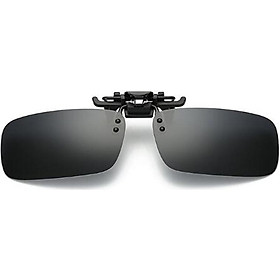 Clip On Style Sunglasses UV400 Polarized Fishing Eyewear Day Time / Night Vision Glasses