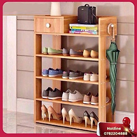 Mua Giá Để Giày  Kệ Giày  Kệ Giầy Dép - Tủ Giày Gỗ 5 Tầng - Miễn Phí Vận Chuyển