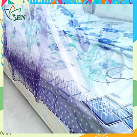 Bộ mùng ngủ in hoa cao cấp, sang trọng, đẹp mắt