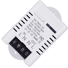 Mua Công tắc ĐKTX kết nối smartphone thông minh qua wifi hỗ trợ bật/tắt hẹn giờ thiết bị điện ( Tặng bộ miếng dán trang trí dạ quang phát sáng )