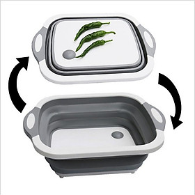 Mua Thớt Nhựa Đa Năng 3 in 1 Kiêm Chậu Rửa Rổ Đa Năng Thớt Siêu Tiện Dụng - GDHN Loại Tốt