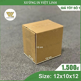 Mua COMBO 100 Hộp 12x10x15- Hộp Carton Đóng Hàng