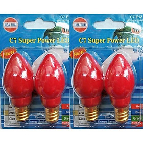 Mua Bóng LED trái ớt nhỏ - cà na bàn thờ ông địa – Hoà Thái (vỉ 2 bóng)