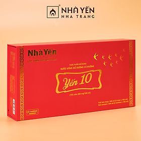 Nước Yến Chai Yến 10 - Hộp 5 Chai 100 ml - Có Đường - Nhà Yến Nha Trang