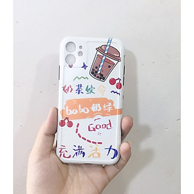 Ốp lưng hình IMD hình trà sữa đáng yêu dành cho Iphone 11 ( 6.1)