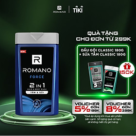 Sữa Tắm Gội Romano Force 180g