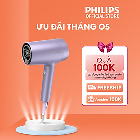 Máy sấy tóc Philips BHD720/00 -Sấy tóc nhanh khô _ Ion nước, ion khoáng, ion gấp 8 lần_ Hàng chính hãng