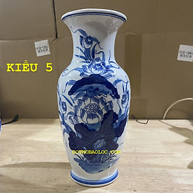Mua Bình bông thờ cúng  bằng sứ cao cấp 5 kiểu