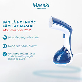 Mua  HÀNG CHÍNH HÃNG  - Bàn Là Hơi Nước Cầm Tay Maseki - Công suất 1300W  Bàn Ủi Hơi Nước Mini Maseki mẫu mới 2022