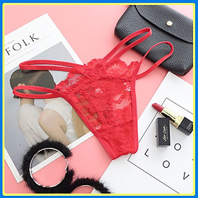 QL8017 Quần chip nữ lọt khe ren hoa sexy - Quần lót nữ quyến rũ - Quần lọt khe nữ