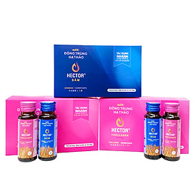 Combo 2 hộp 20 Chai Hector Collagen & 1 hộp Hector Sâm