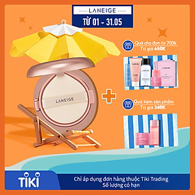 Kem Phấn Nền 2 Lần Che Phủ Laneige Layering Cover Cushion & Concealing Base (16.5g)