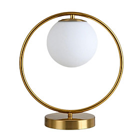 Dimmable Table Lamp Round Bedside Desk Night Light