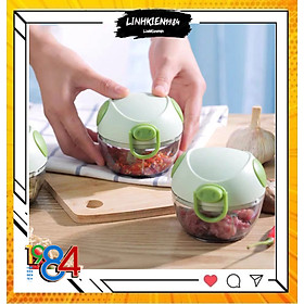 Mua Xay tỏi - rau củ kéo tay hình con heo nhỏ gọn  tiện lợi