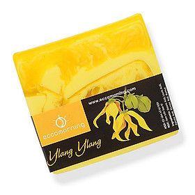 Xà Bông Thiên Nhiên Handmade eccomorning Hình Vuông Hương Ngọc Lan Tây – Ylang Ylang Soap