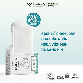 Xà Bông Rửa Mặt Thuần Chay Nha Đam Heebee's Sạch Sâu, Dịu Nhẹ, Chống Lão Hóa, Dành Cho Mọi Loại Da 100G