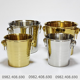 Mua Xô đựng đá inox 3.5 lít màu vàng - Ướp lạnh đồ uống