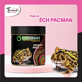 Hình ảnh Thức ăn Ếch Pacman nhãn GREENABC – Pacman Frog – Độ đạm 37% giúp tiêu hóa tốt, tăng kích thước, lên màu đẹp, ăn ngon – Hộp 50g và 230g