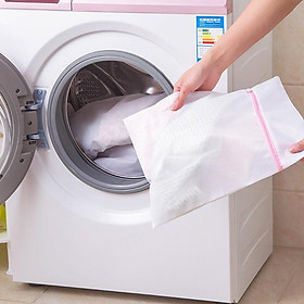 Túi lưới giặt quần áo bảo vệ quần áo trong máy giặt (túi vuông)