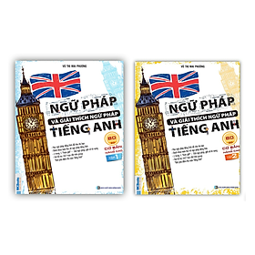 Sách - Combo Ngữ Pháp Và Giải Thích Ngữ Pháp Tiếng Anh Cơ Bản Và Nâng Cao 80/20 (T1 + T2 )