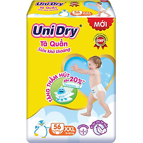 Tã Quần UniDry XXL56 Siêu Khô Thoáng - HSD luôn mới