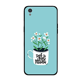 Ốp lưng dành cho điện thoại Oppo A37 Neo9 in họa tiết TRông hoa trên cốc