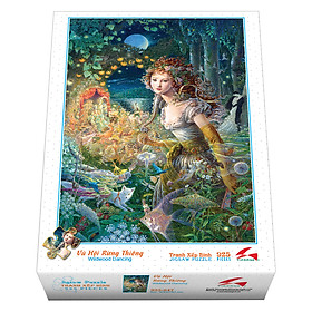 Tranh xếp Hình Tia Sáng Vũ Hội Rừng Thiêng Tia Sáng (925 Mảnh Ghép)