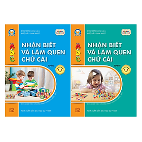 Sách Combo nhận biết và làm quen chữ cái Tập 1 + 2 (dành cho trẻ 5 – 6 tuổi)