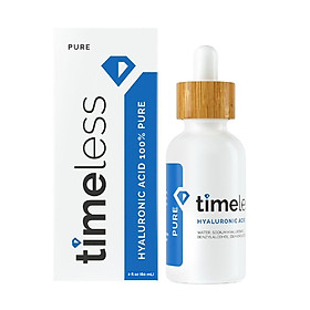 Serum Cấp Nước Timeless Hyaluronic Acid 100% Pure 60ml