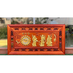Mua Tranh treo tường trạm khắc phúc lộc thọ bằng gỗ hương đỏ kt 67×127×4cm