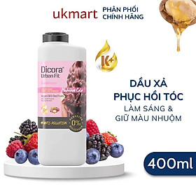 Dầu Gội Xả Dicora Urban Fit Chiết Xuất Tinh Dầu Argan Dành Cho Tóc Nhuộm 400ml