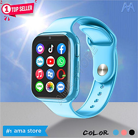  Đồng hồ Thông minh AMA Watch D42 có CHPlay xem được Youtube Gắn sim 4G Định vị Kép GPS Wifi Hàng Chính Hãng