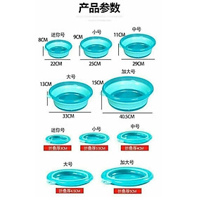 Bát trộn mồi silicon combo 3 cái , thau trộn mồi, chậu trộn mồi