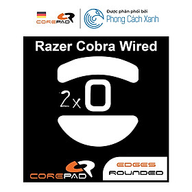 Mua 2 Bộ Feet chuột PTFE Corepad Skatez PRO Razer Cobra Wired - Hàng Chính Hãng