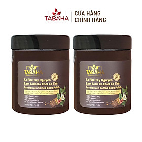 Combo 2 Cà Phê Làm Sạch Da Chết Cơ Thể Tabaha 250ml