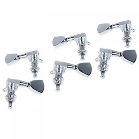 6 x Chrome Sealed Guitar String Tuning Pegs Tuners Machine Heads for